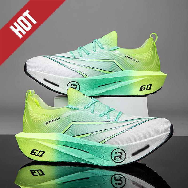 Breathable Mesh Athletic Shoes - أحذية الجري بلوحة كربونية ووسادة هوائية
