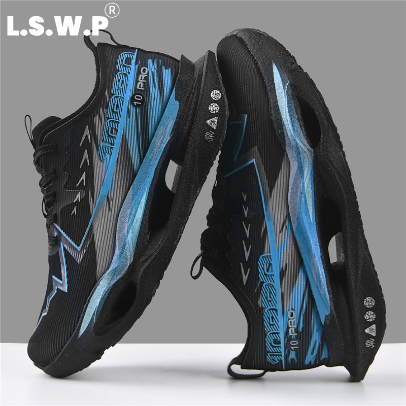 Breathable Mesh Athletic Shoes - حذاء رياضي احترافي للجري بتصميم محايد
