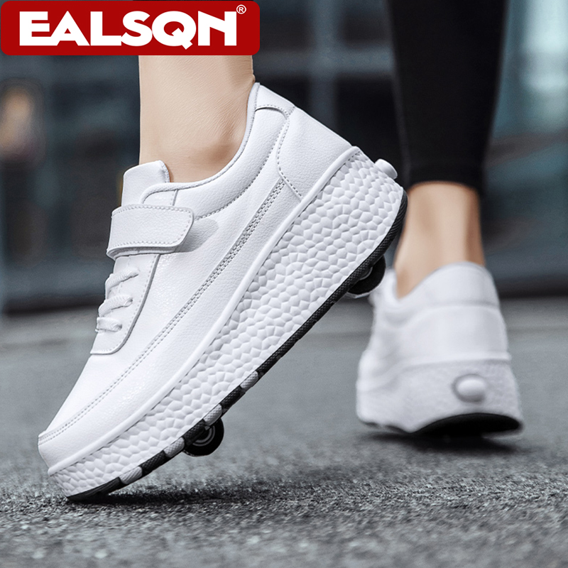 أحذية تزلج للأطفال بعجلات مزدو - مراجعة Sneakers وسعره