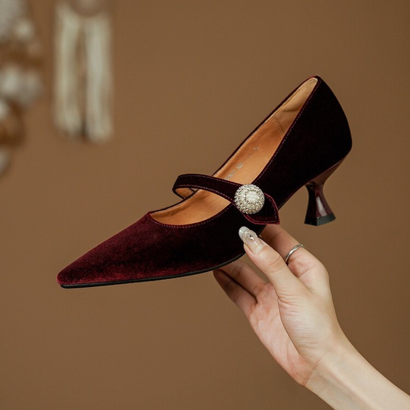 النبيذ الأحمر أشار تو ماري جين - مراجعة Women'S Shoes وسعره