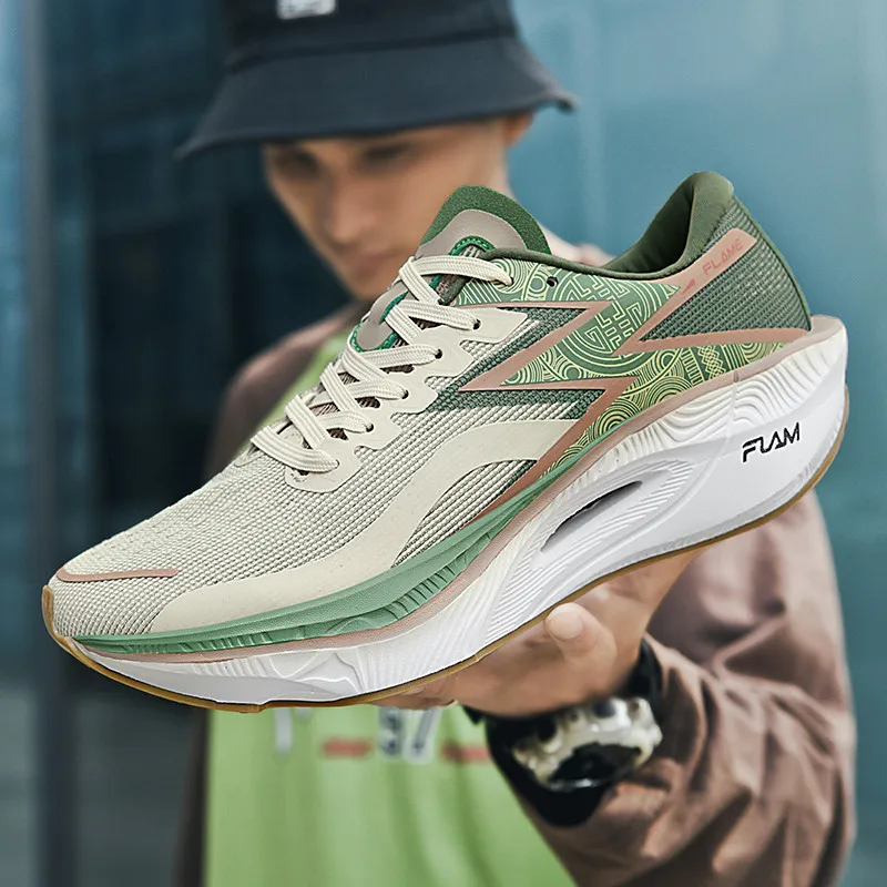 أحذية جري بلوح كربوني خاص للما - مراجعة Breathable Mesh Athletic Shoes وسعره