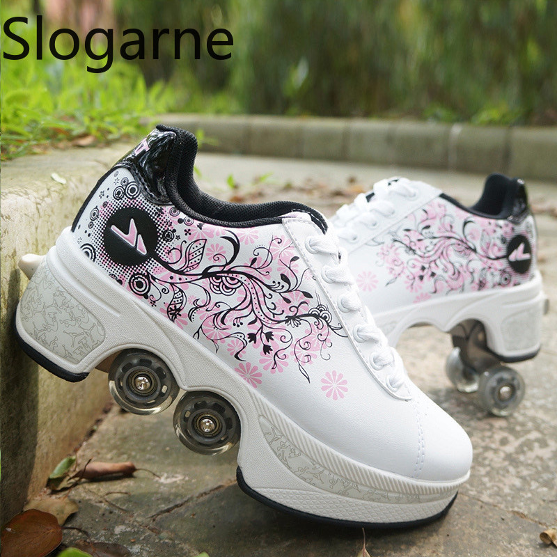 النساء 4 عجلات تشوه زلاجات دوا - مراجعة Women'S Shoes وسعره